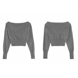 Женская кофта с открытыми плечами