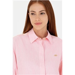 Kadın Pembe Dokuma Elbise