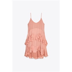 ZW COLLECTION SHORT RUFFLE DRESS