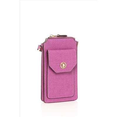 Kadın Menekşe Telefon Çantası