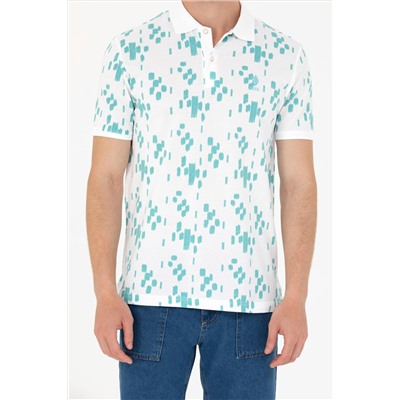 Erkek Mint Polo Yaka Tişört