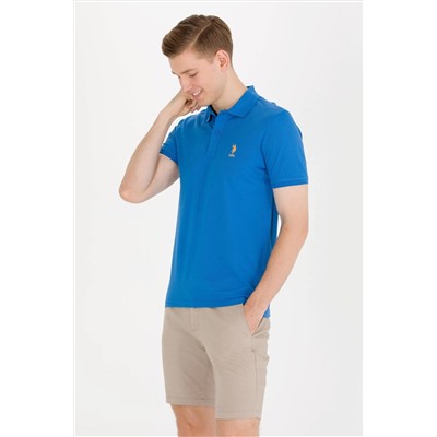 Erkek Saks Basic Polo Yaka Tişört