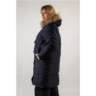 Зимняя парка с натуральным мехом, арт.1081