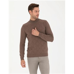 Camel Melanj Slim Fit Kazak