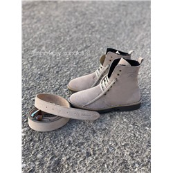 AB.Z. 27001/2 PERLA — С ДВОЙНЫМИ ШНУРКАМИ+Ab.Zapatos Pelle cinturon (140) Perla