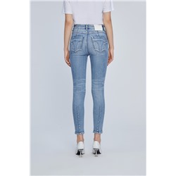 Vaquero slim fit 7/8 Azul