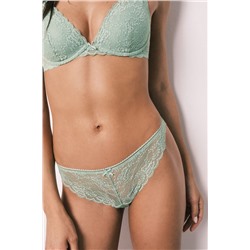 Braga clásica encaje verde