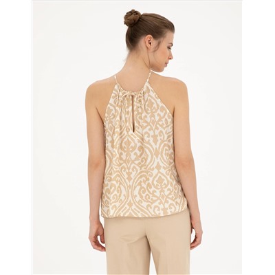 Bej Comfort Fit Bluz