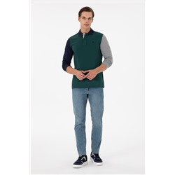 Erkek Koyu Yeşil Sweatshirt