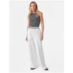 Брюки из эластичного футера двухнитки