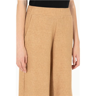 Kadın Camel Örme Pantolon
