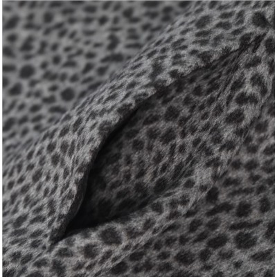 Модный короткий твидовый пиджак с леопардовым принтом МАССИМО Д