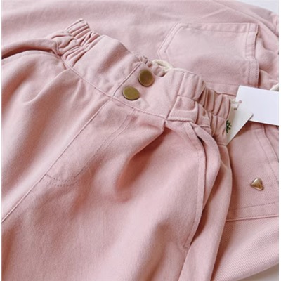 Розовые джинсовые брюки. Экспорт