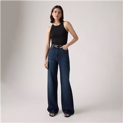 Ribcage Wide-leg Linen+ Denim Women's Jeans