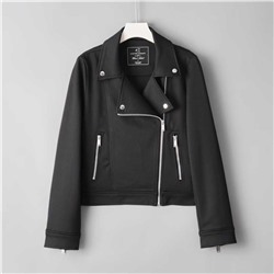 Женская куртка в байкерском стиле. Новинка 2025. Экспорт