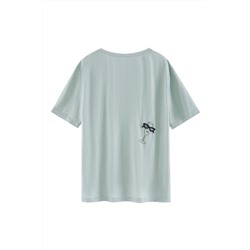 Camiseta Verde agua