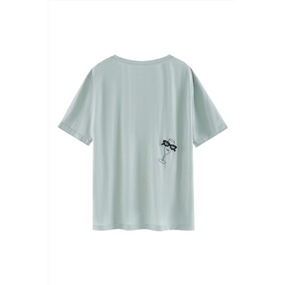Camiseta Verde agua