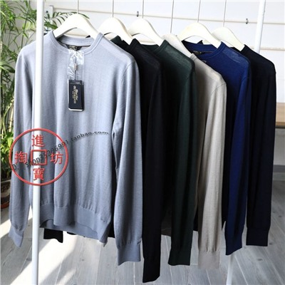 Мужской тонкий трикотажный джемпер  GUTTERIDG*E