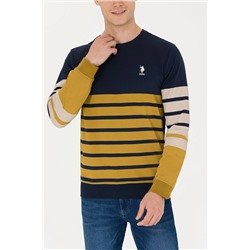 Erkek Lacivert Bisiklet Yaka Sweatshirt