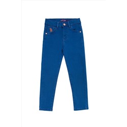 Kız Çocuk Açık Mavi Jean Pantolon