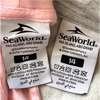 Толстовка для девочек. Экспорт в США Материал: 60% хлопка, 40% полиэстер (5-13 лет)