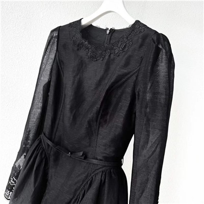 Короткое платье с ажуром   ZIMMERMAN*N