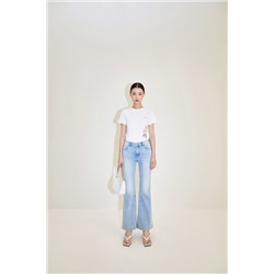 Camiseta Blanco y rosa