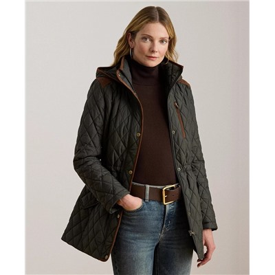 Lauren Ralph Lauren Women's Hooded Anorak Quilted Coat
