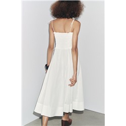 ZW COLLECTION COTTON MIDI DRESS