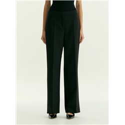 Брюки прямого кроя с защипами, D443/pioma