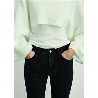 Jeans Fiona flare tiro medio