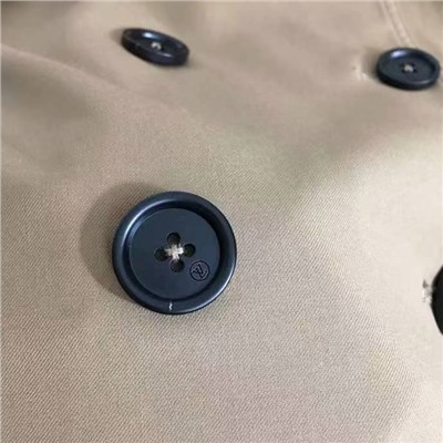 20215225 Valentin* новый ремень на талию, V-образная металлическая пряжка, украшенный лацканами, ветровка с длинными рукавами, разрез на пуговицах сзади, цвет хаки, черный, SML, [размер M; обхват груди 104, длина рукава 67, общая длина 110]