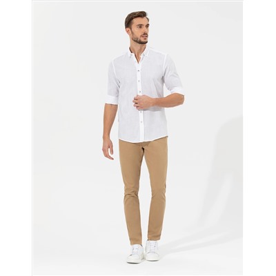 Camel Slim Fit Basic Chino Pantolon