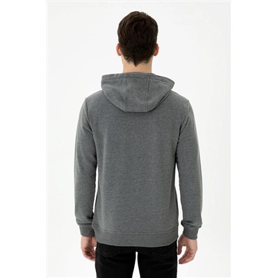 Erkek Antrasit Melanj Sweatshirt