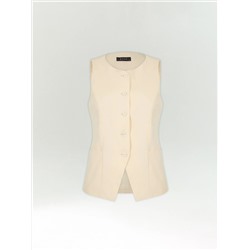 Однобортный жилет из 100% хлопка, GL113/reine