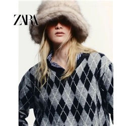 Теплая утепленная панама с искусственным мехом лисы MN*G