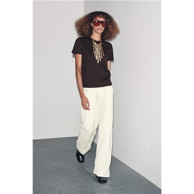 MERCERISED COTTON T-SHIRT