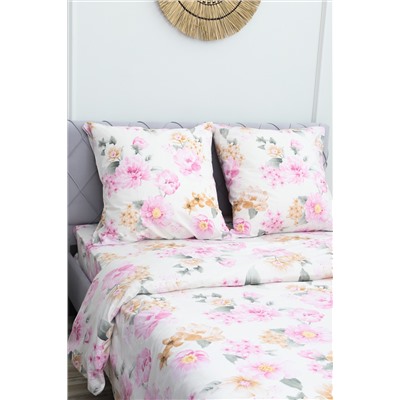 Наволочка поплин Цветочный рай