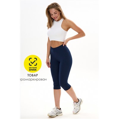 Бриджи женские темно-синий БриджиЖ1