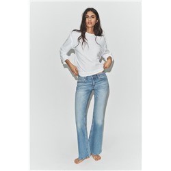 TRF BOOTCUT LOW-RISE JEANS