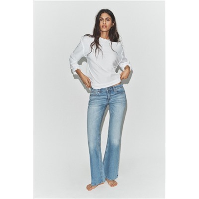TRF BOOTCUT LOW-RISE JEANS