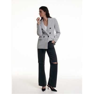 Gestreifte Jacke