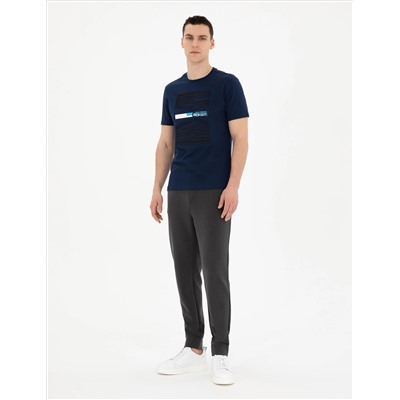 Lacivert Slim Fit Tişört