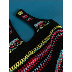 UNISEX Baumwoll-Top aus Strukturstrick