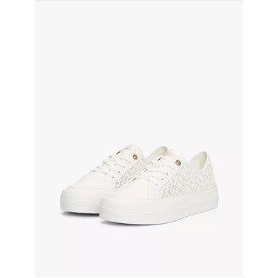 Embroidered TH Monogram Mesh Sneaker  Women