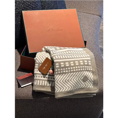 Теплый плед /покрывало из смесовой шерсти   Lor*o Pian*a