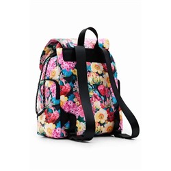 Mochila grande floral
