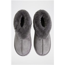 Botines forrados Gris