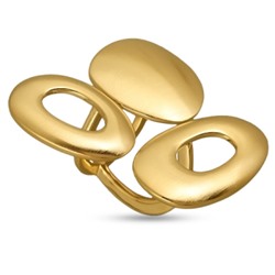 Кольцо Геометрия (покрытие матовое золото)