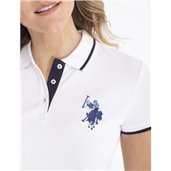 MULTITONAL LOGO SOLID POLO SHIRT